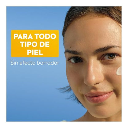 Protector Solar Facial NIVEA SUN Fluido Diario Invisible + Antioxidantes Fps50+ 40Ml, Efecto Mate y Antioxidantes