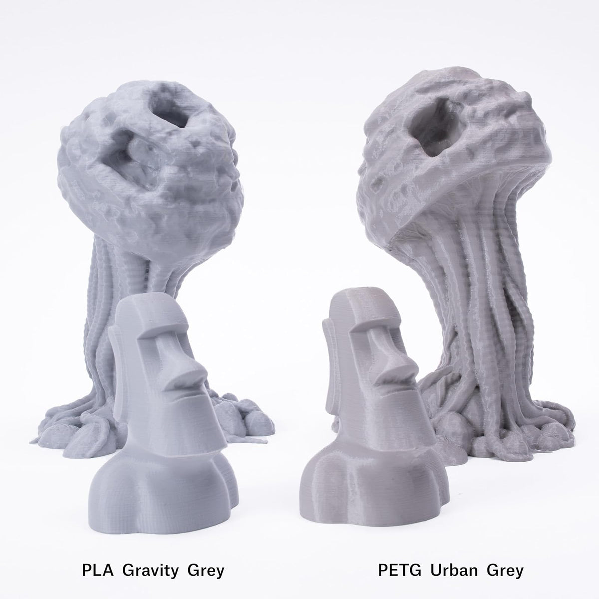 Prusament PLA Gravity Grey Filamento de 1 kg, 1,75 mm, 1 kg (2.2 libras), tolerancia de diámetro +/- 0,02 mm