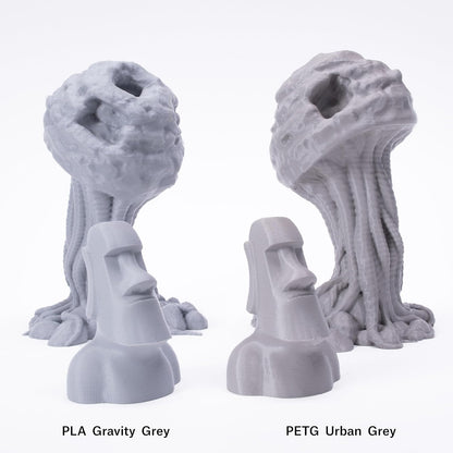 Prusament PLA Gravity Grey Filamento de 1 kg, 1,75 mm, 1 kg (2.2 libras), tolerancia de diámetro +/- 0,02 mm