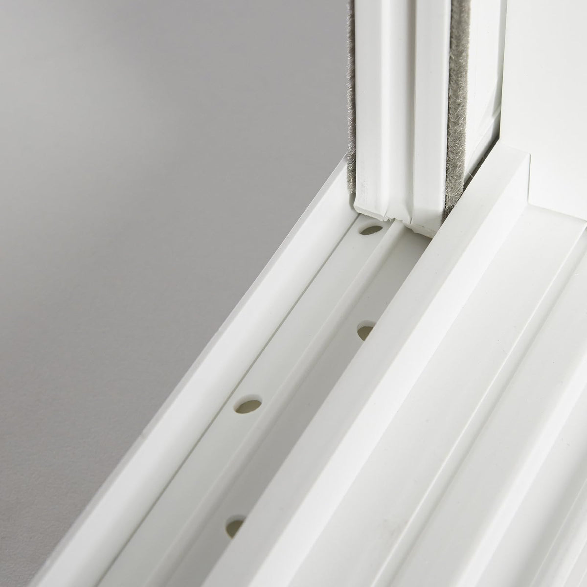 Park Ridge Products Ventana Deslizante Sótano Vinilo 32x18 Mano Izquierda Blanco