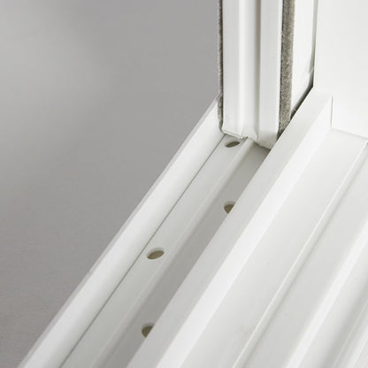 Park Ridge Products Ventana Deslizante Sótano Vinilo 32x18 Mano Izquierda Blanco