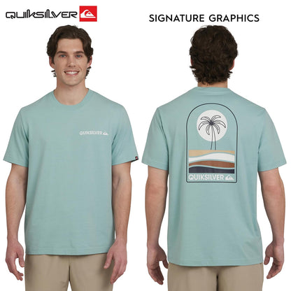Quiksilver - Playera de Manga Corta de algodón Suave para Hombre