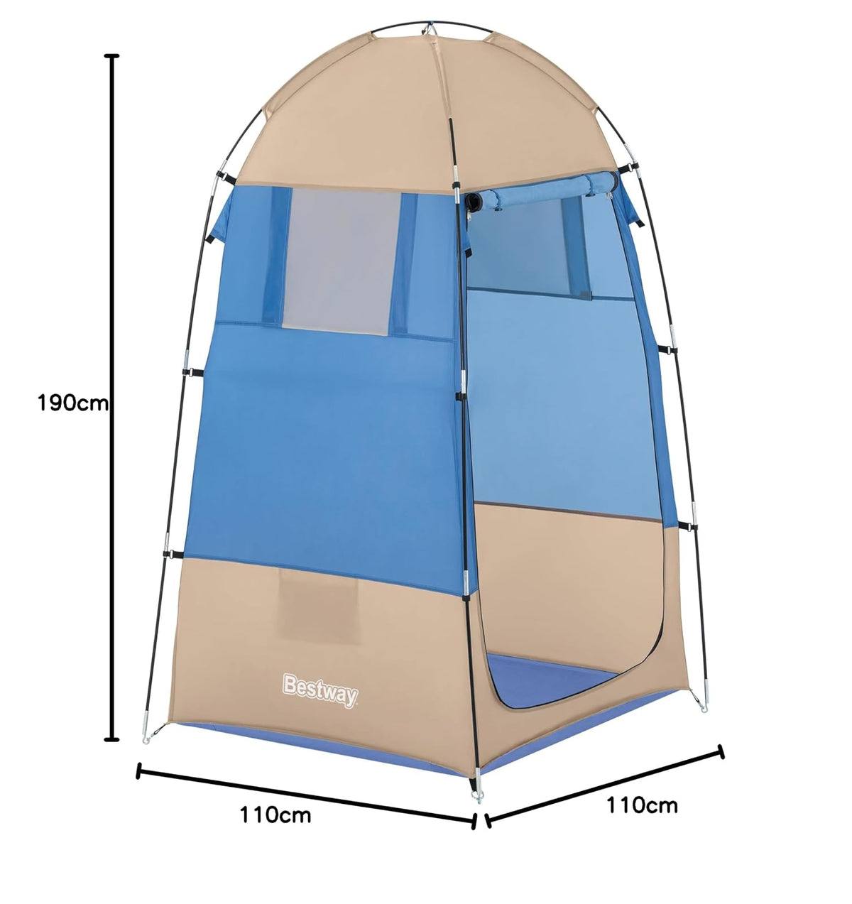 Bestway Puerto de estación de 43 Pulgadas x 43 Pulgadas x 75 Pulgadas/1,10 m x 1,10 m x 1,90 m