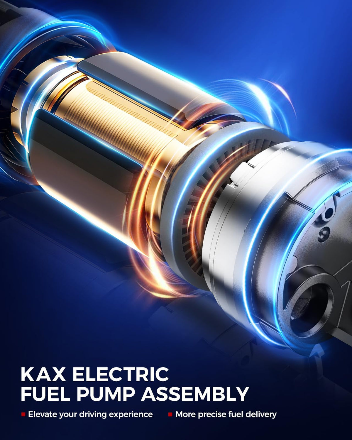 KAX - Conjunto de bomba de combustible compatible con Trailblazer 2002-2004 | Enviado 2002-2004 | Bravada 2002-2004 | Rainier 2004-2004 | Reemplaza # FG0387,15077623, E3549M, P7505333 955 -, 955132,