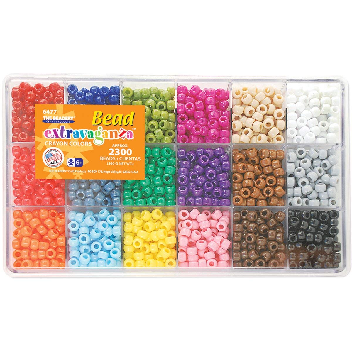 The Beadery Caja de cuentas gigante de Caryon, aproximadamente 2300 cuentas