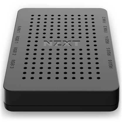 NZXT RGB & driver de ventilador, AC-CRFR0-B1-6 canales de iluminación RGB - 3 canales de ventilador - personalización de iluminación RGB - negro