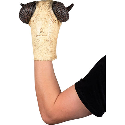 Ghoulish Productions Goat Puppet de Látex – Accesorio de Disfraz Tipo Titere Cabra con Detalles Realistas Pintados a Mano – Ideal para Accesorio Halloween, Casas Embrujadas y Coleccionistas de Horror