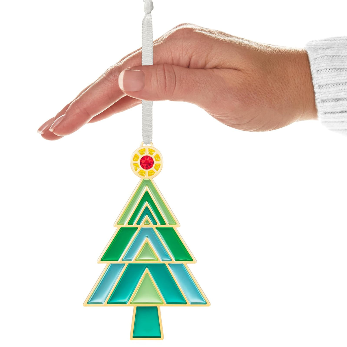 Hallmark - Adorno de Navidad 2024, árbol de Navidad, Regalo Familiar