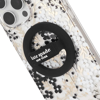 Kate Spade New York Agarre Magnético para Celular, Extraíble y Plegable - Negro