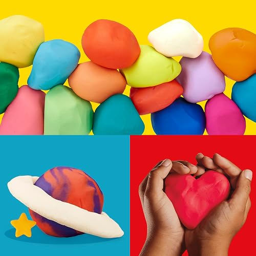Play-Doh Pack 12 Latas de Masa Moldeable, con colores inspirados en el invierno, masa para moldear para niños y niñas a partir de 2 años de edad