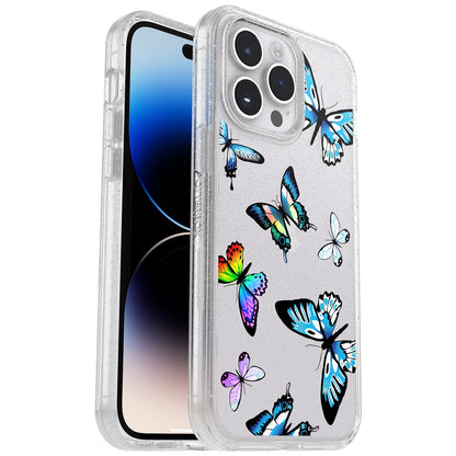 OtterBox Symmetry Series Funda para iPhone 14 Pro Max - Solo funda - Mariposa Y2K
