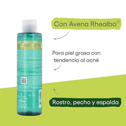 ADERMA, Biology AC Gel Limpiador Purificante con Ingredientes Naturales, Para Piel con Tendencia Acnéica, 200ml