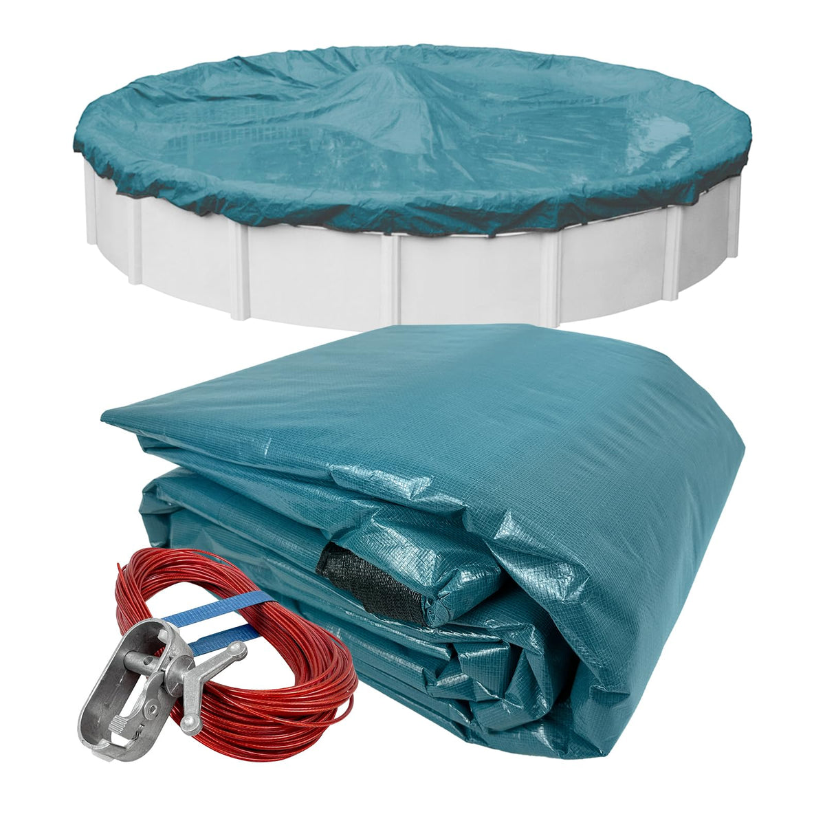 Robelle Cubierta para Alberca de Invierno sobre el Piso - 15-ft. Pool - 09 - Supreme Plus