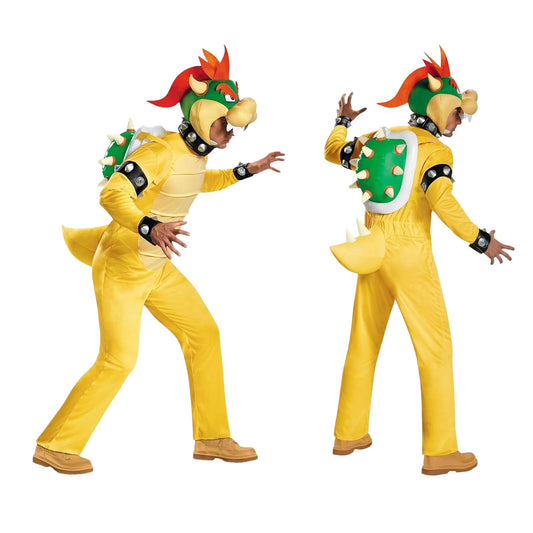 Disguise Disfraz de Bowser para adulto Disfraces de tamaño adulto Hombre
