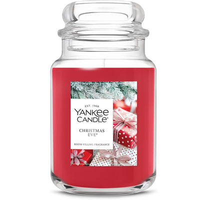 Yankee Candle - Vela Perfumada en Tarro Grande, 22 oz - New Large Jar - Nochebuena