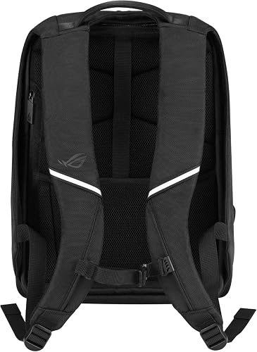 Mochila Gamer ASUS ROG RANGER 2501/BP2501 ROG RANGER/Repelente al Agua/Compartimiento para Laptop 16"/17 L/