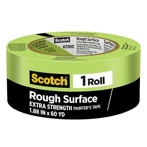 3M 2060 Scotch - Cinta de carrocero para superficies difíciles de pegar, 1.88 Inch x 60 Yards, Verde