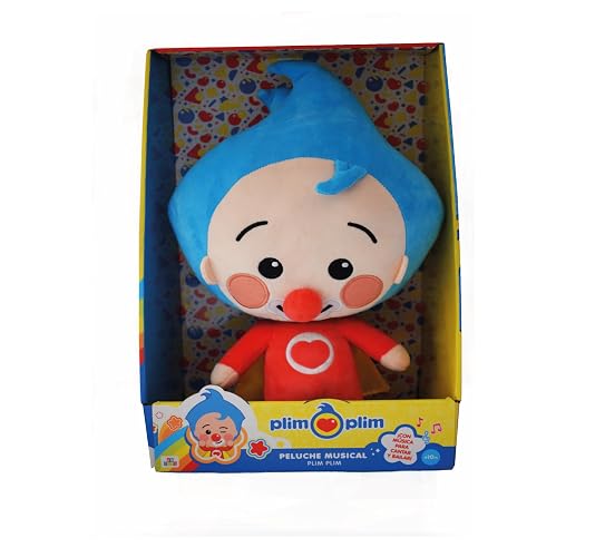 BANDAI – Plim Plim Peluche Musical DX 30 cm – Peluche Interactivo con Frases y Canciones, Ideal para Bebés y Niños en Edad Preescolar