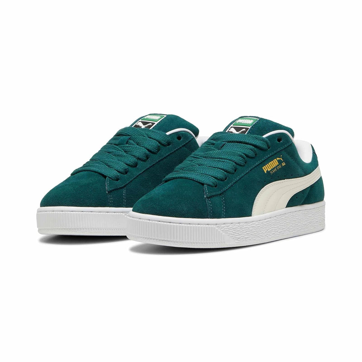 PUMA, Tenis Casuales Suede XL, Unisex, Azul, Talla 26
