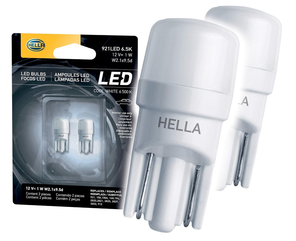 HELLA 921TB Focos Miniatura para Freno y Direccional - 6.5K LED - 1W - Doble ampolla
