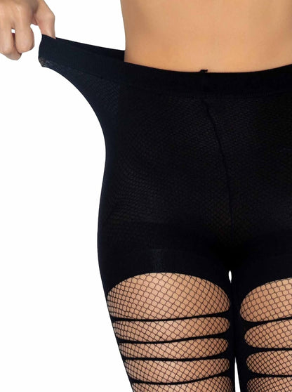 Leg Avenue Medias de red para mujer