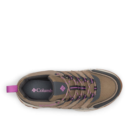 Columbia Strata Trail - Tenis de Senderismo para Mujer, Impermeables, Color café