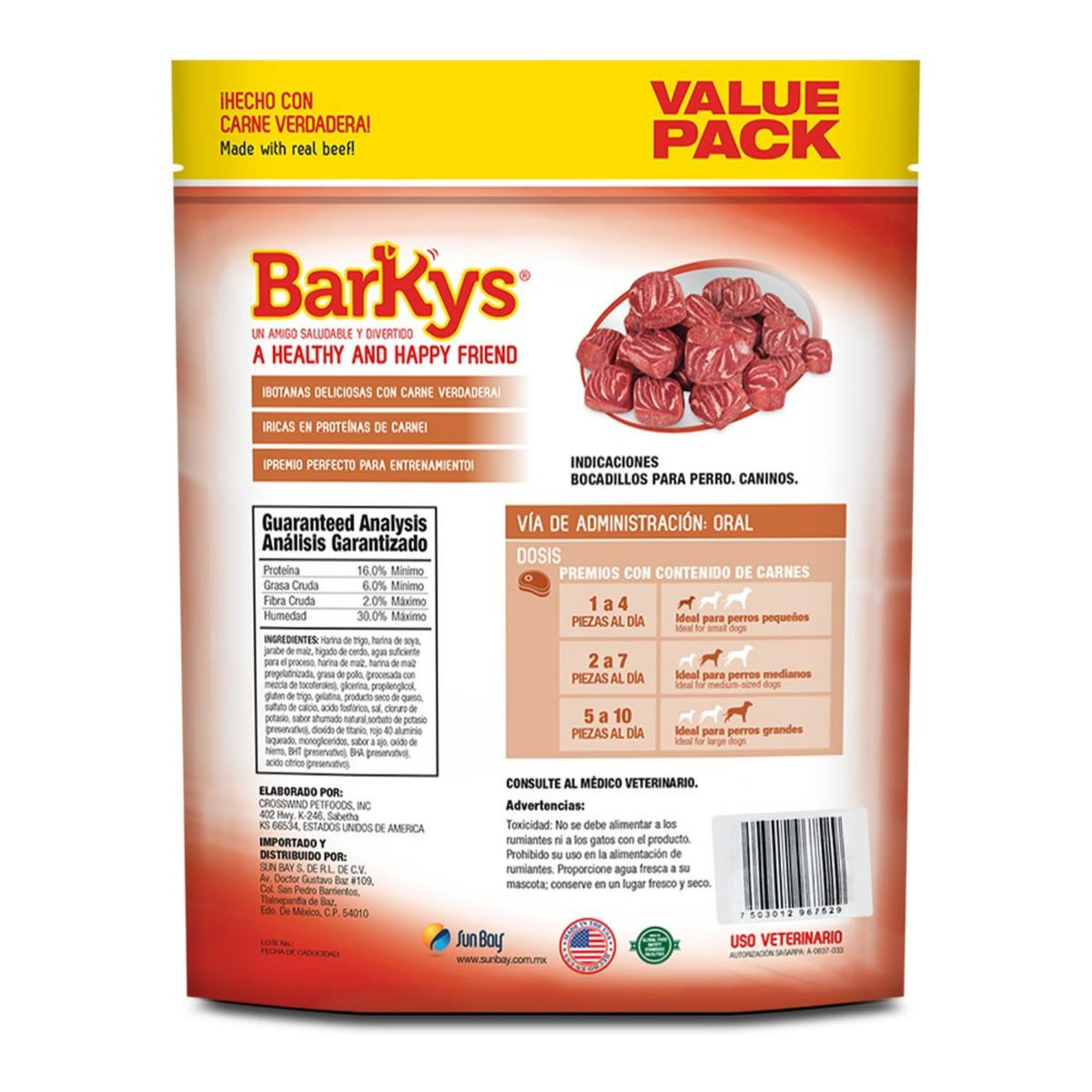 BARKYS Mini Steaks CHULETITAS 500 GR