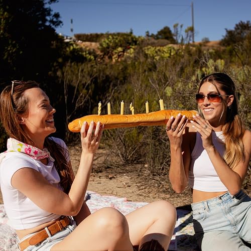 Fred - Juego de 6 velas de fideos para fiesta de pasta, divertidas y únicas, paquete listo para regalo