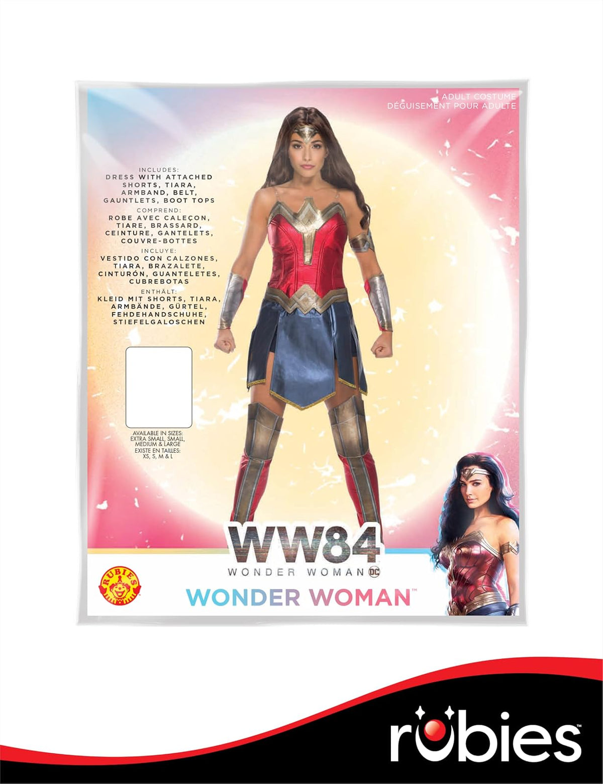 Rubie'S - Disfraz de DC Comics Wonder Woman 84 para Mujer