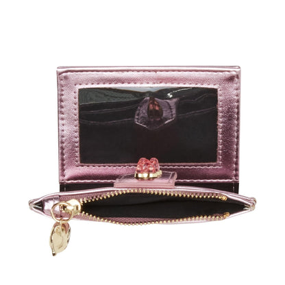 Betsey Johnson Candy Bifold Wallet para mujer, Rosado, Talla unica