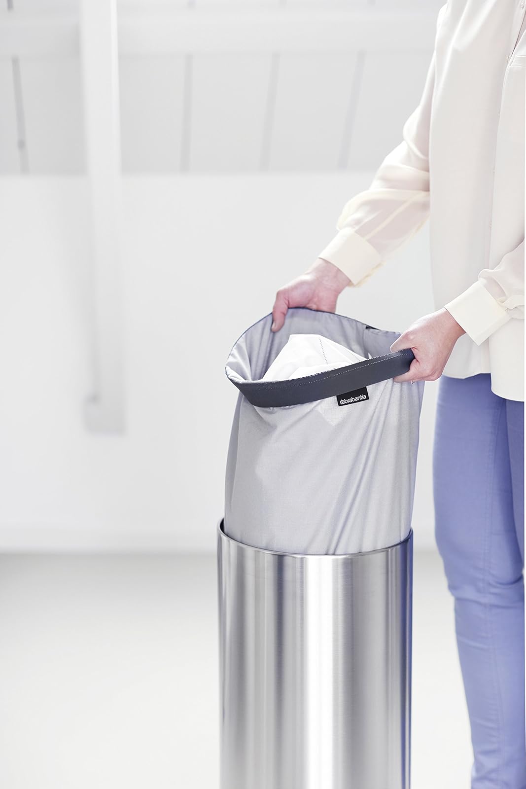 Brabantia 102325 Bolsa Repuesto Bote Ropa, Gris, 35 L