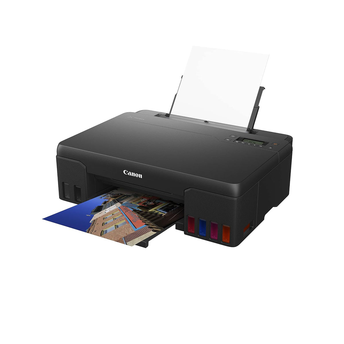 Canon Impresora Wi-Fi G510 de Tanque de tintas, Calidad fotográfica y Capacidad de 6 Botellas de tintas