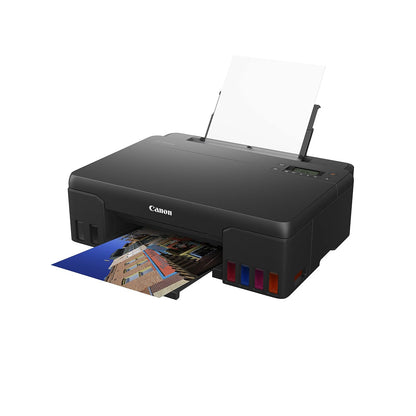 Canon Impresora Wi-Fi G510 de Tanque de tintas, Calidad fotográfica y Capacidad de 6 Botellas de tintas