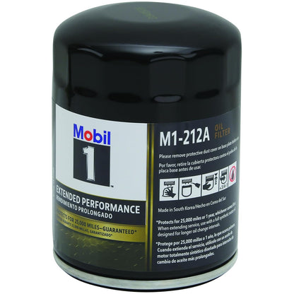 Mobil 1 M1-212A Filtro de Aceite de Rendimiento extendido, 1 Paquete