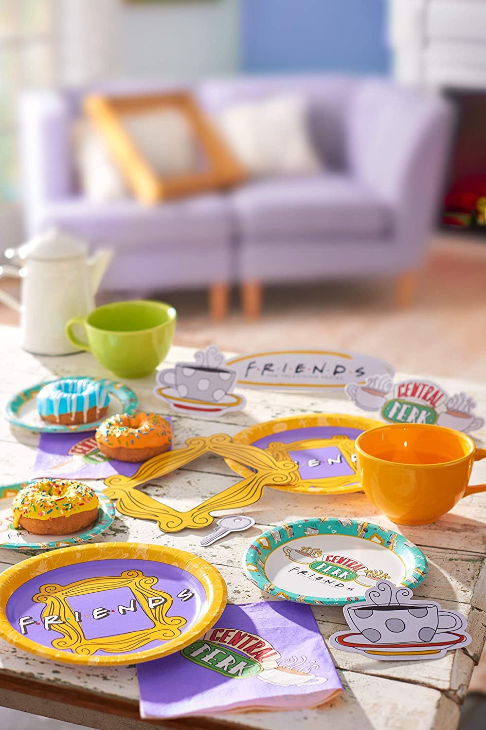 American Greetings Friends - Suministros de fiesta, platos de postre (36 unidades)