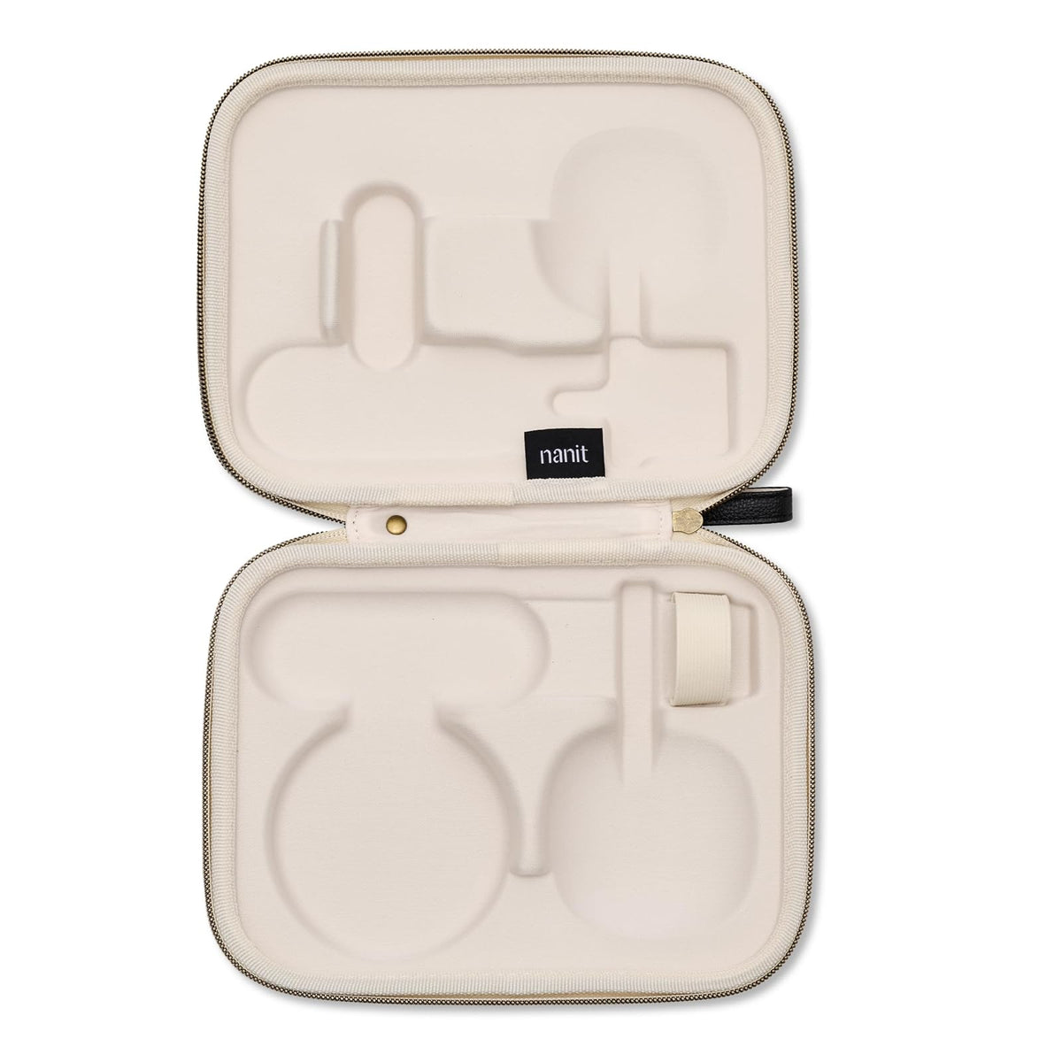 Nanit Travel Case - Funda protectora rígida para monitor de bebé Nanit Pro y accesorio de viaje multisoporte, lona de dos tonos