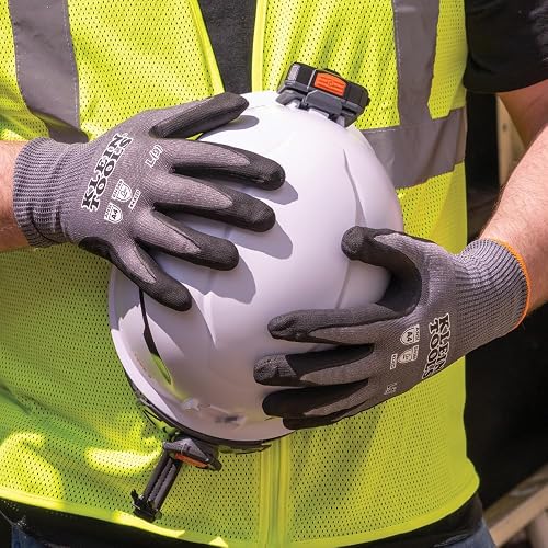 KLEIN TOOLS 60587 | Guantes Nivel De Corte A4 | Talla CH | Agarre Superior | Guantes de trabajo con protección A4 contra cortes y agarre firme para usar herramientas en seco o húmedo.