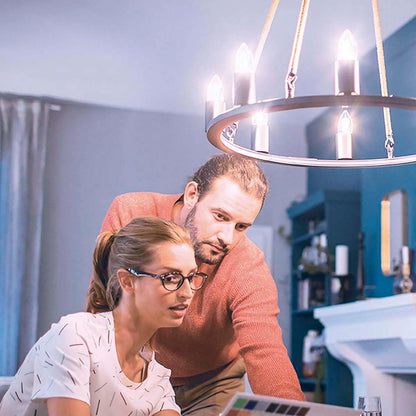 Philips LED 3 Pack Foco Filamento base E12 luz fría- Focos decorativos para cualquier espacio de tu hogar