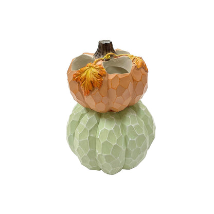 Avanti Linens - Soporte para Cepillo para Polvo de Dientes, Accesorios de encimera con diseño de Calabaza, decoración del hogar Inspirada en el otoño (colección de Parches Agradecidos) - Sostenedor de cepillo de dientes - Multicolor