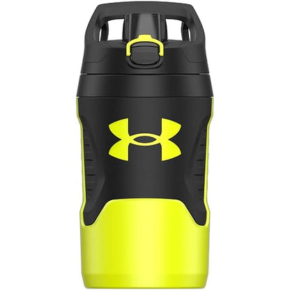 Under Armour - Botellas de agua aisladas de 32 onzas, jarra de agua deportiva con asa, gancho de cerca, resistente a fugas para béisbol, fútbol y más, botellas de agua de 32 onzas, botella de agua