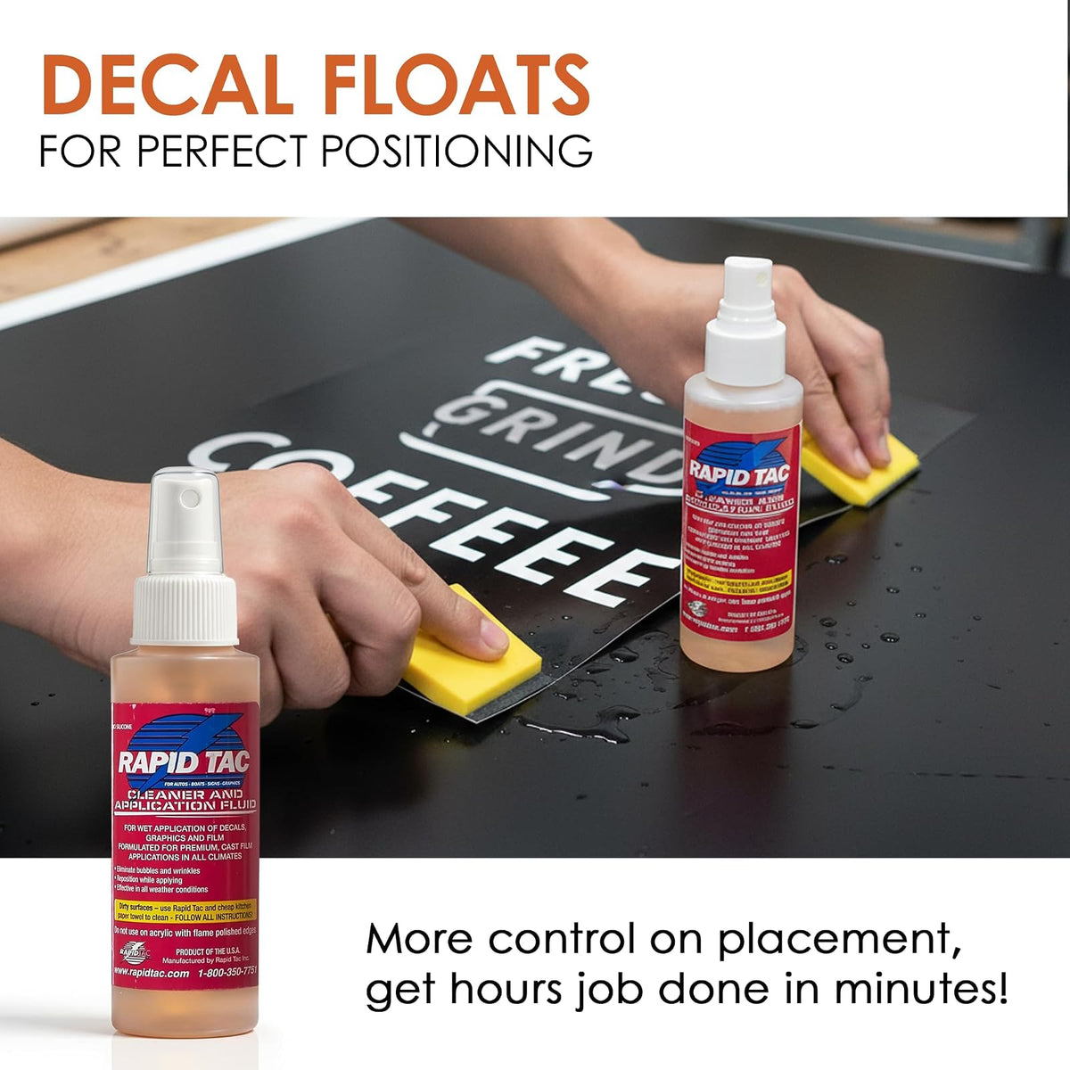 RapidTac Rapid Tac Vinyl Application Solution, 4. Fluid_Ounces