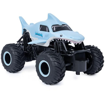 Monster Jam, Monster Truck oficial de Megalodon con control remoto, escala 1:24, 2.4 GHz, para mayores de 4 años