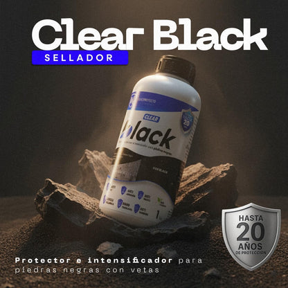 778 SSCBL CLEAR BLACK Protector e intensificador para piedras negras con veta, ideal para Cantera negra, Granito flameado, Granito chino 1 Litro