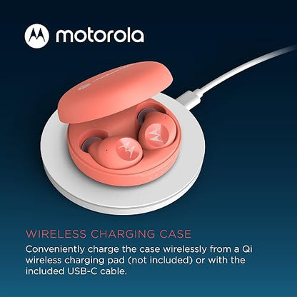 Motorola Audífonos Moto Buds 250 Inalámbricos Bluetooth con Micrófono Estuche de Carga Inalámbrica Nueva Línea Motorola 2022