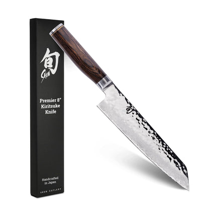 Shun TDM0771 Premier Kiritsuke Knife, 8", Silver