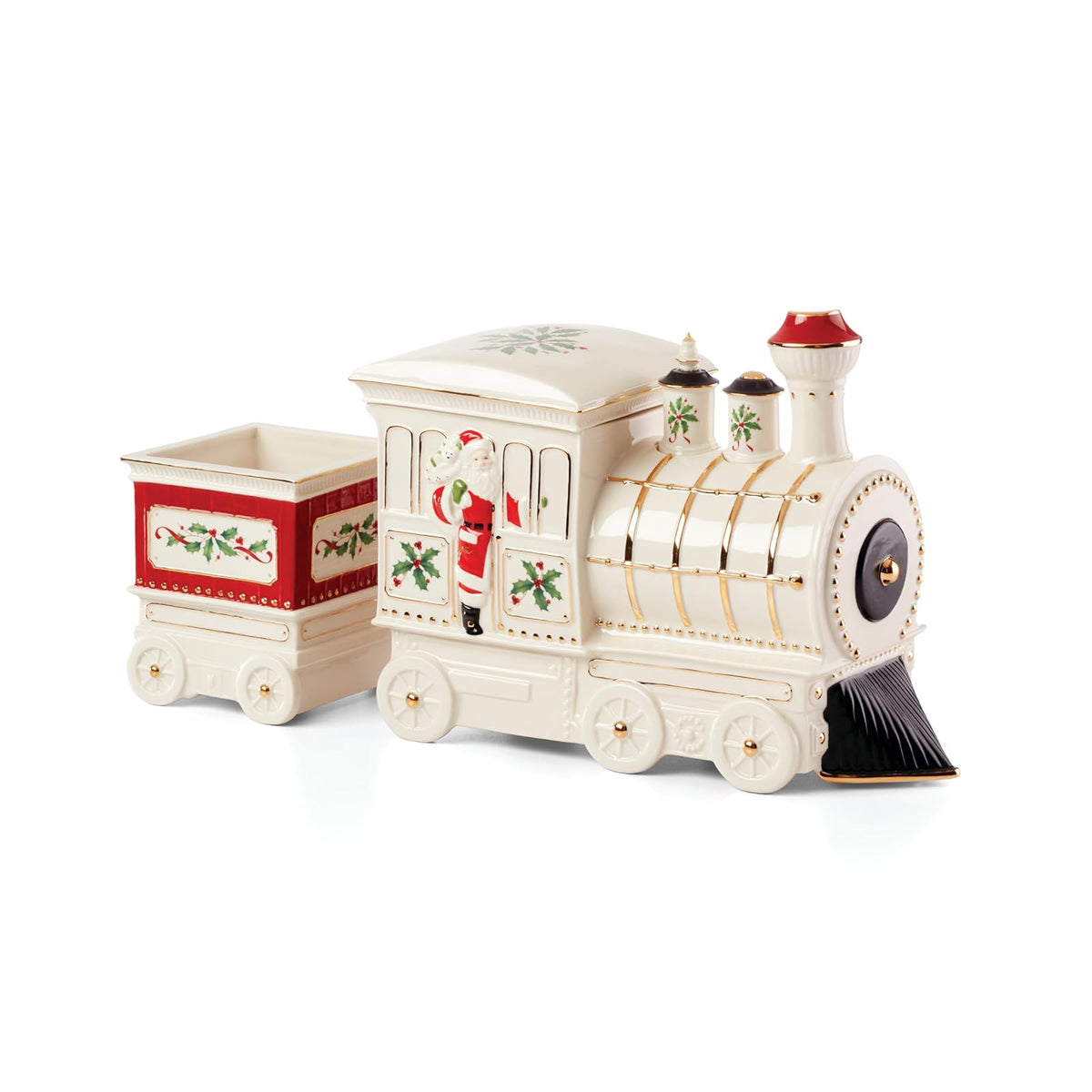 Lenox 894179 - Juego de 5 Piezas para Servir de Tren navideño, decoración navideña