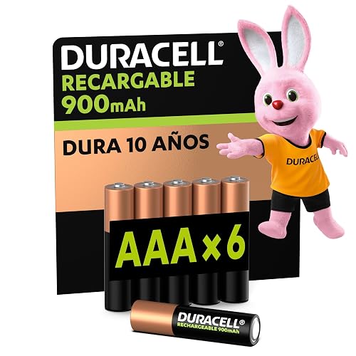 Duracell Pila Recargable AAA - Pack x6 900mAh