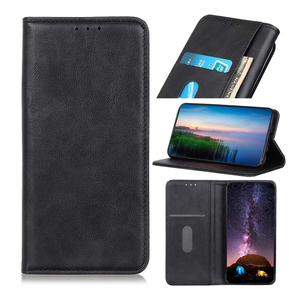 ORIbox Funda Tipo Cartera Compatible con iPhone XS MAX, Funda de Piel sintética de Alta Calidad con Soporte para Tarjetas, a Prueba de Golpes