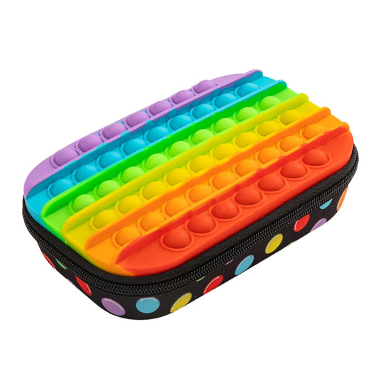 ZIPIT POP Estuche para lápices para niños | Caja Sensorial de Silicona Push It | Estuche de gran capacidad para niños y niñas