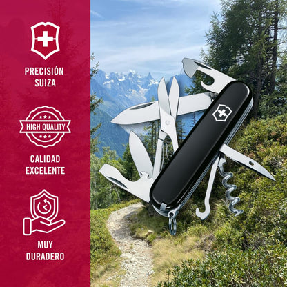Victorinox Navaja Climber Negra 14 Usos para Hombre color negro talla unitalla